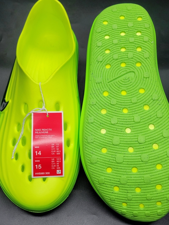 Nike ReactX Rejuven8 \'Green Strike\' Sz 14 Men NIB main image 11